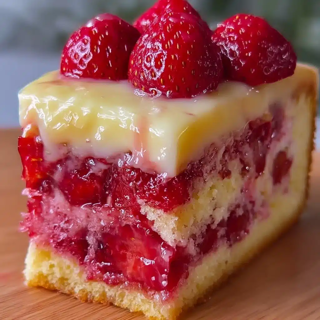 Strawberry Honeybun Cake Recipe - Recipe Image