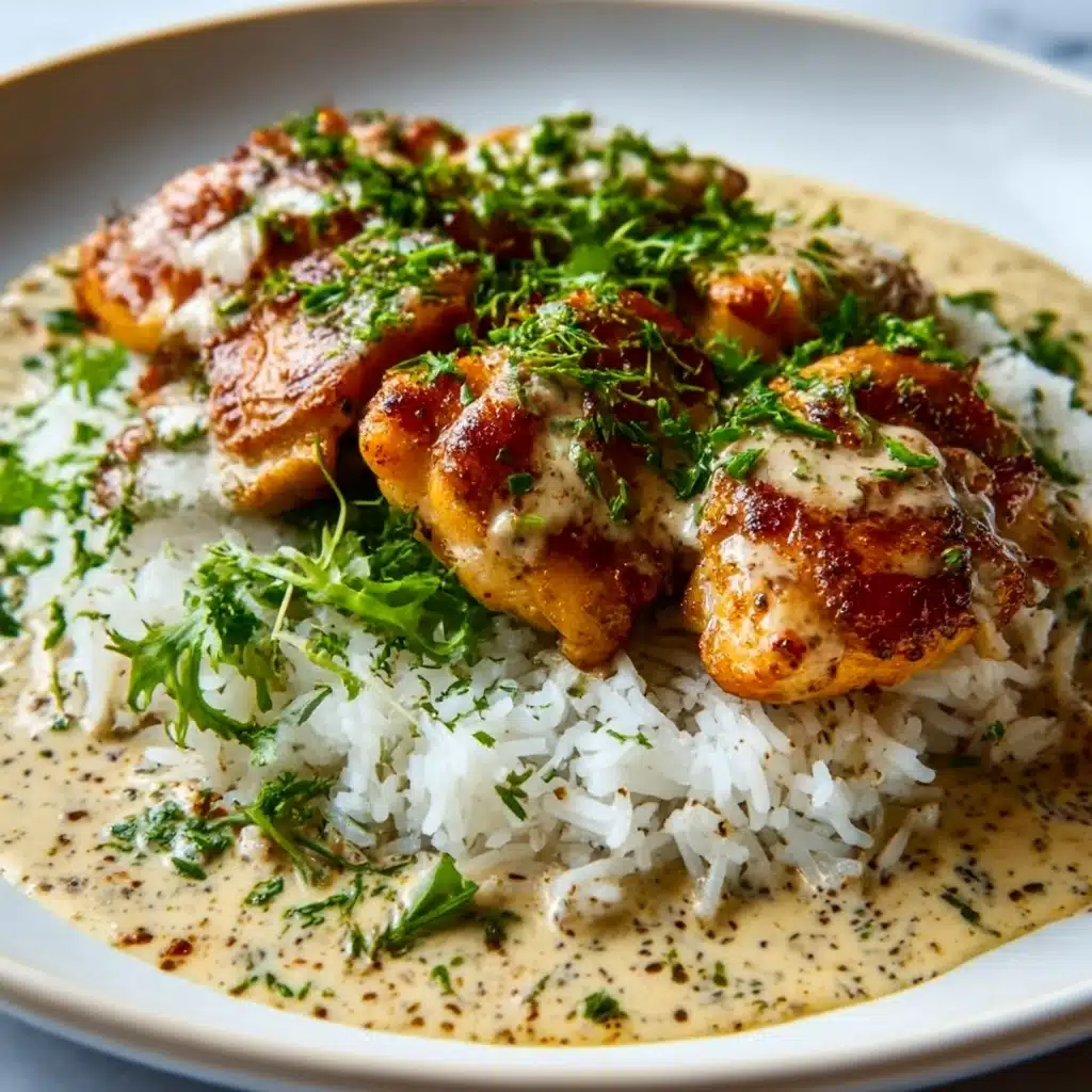 Best Smothered Chicken and Rice Recipe - Recipe Image