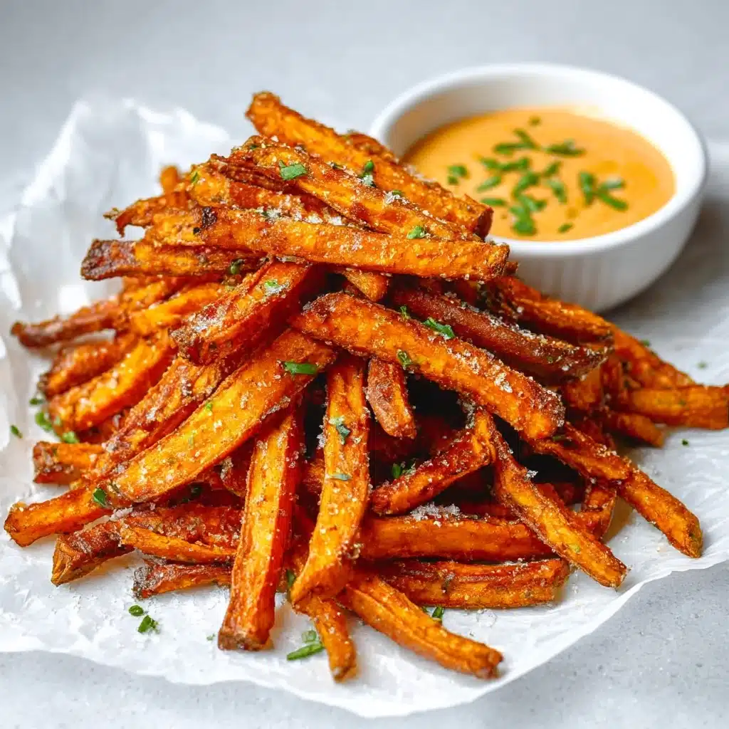 Crispy Oven Baked Sweet Potato Fries Recipe - Recipe Image