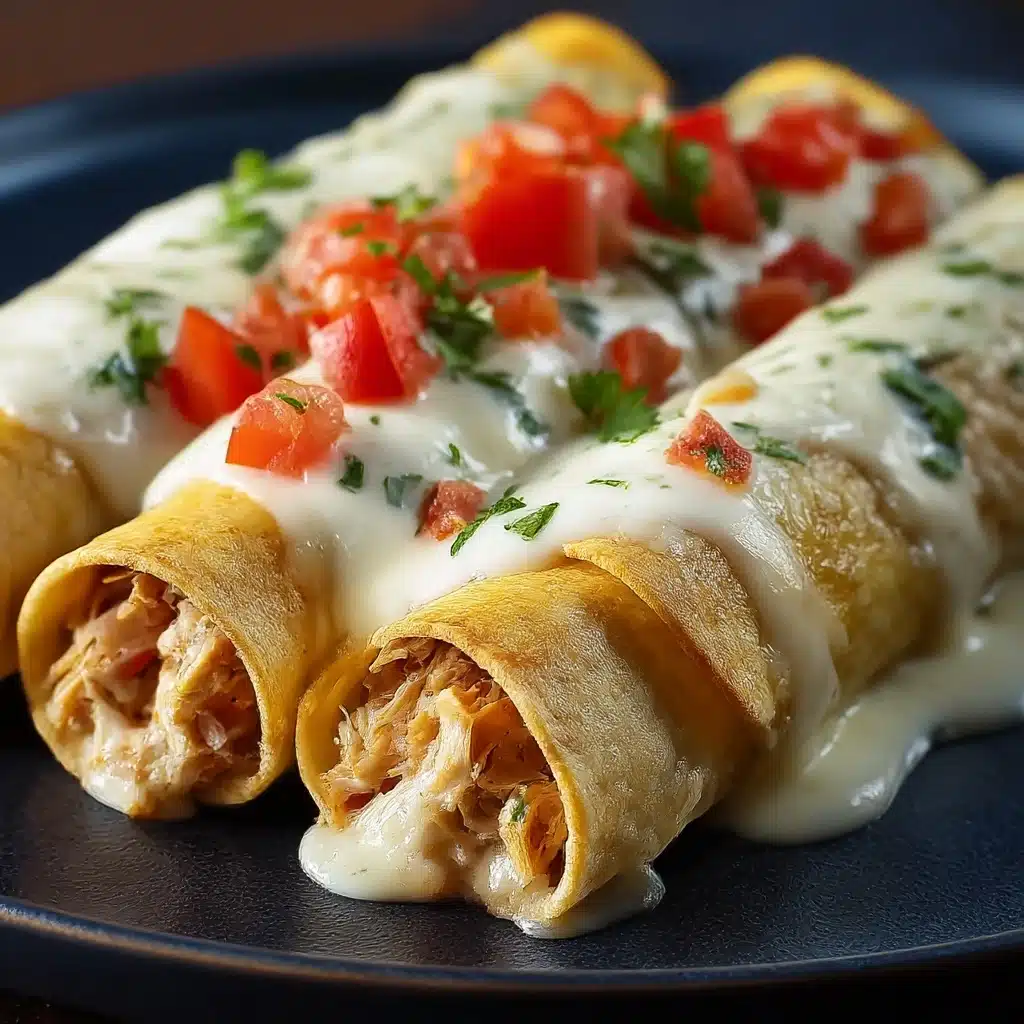 Baked Cream Cheese Chicken Taquitos Recipe - Recipe Image