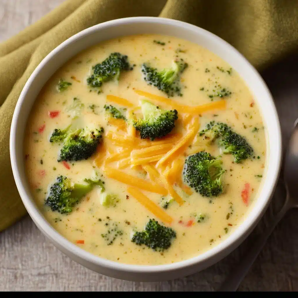 Copycat Panera Broccoli Cheddar Soup Recipe - Recipe Image