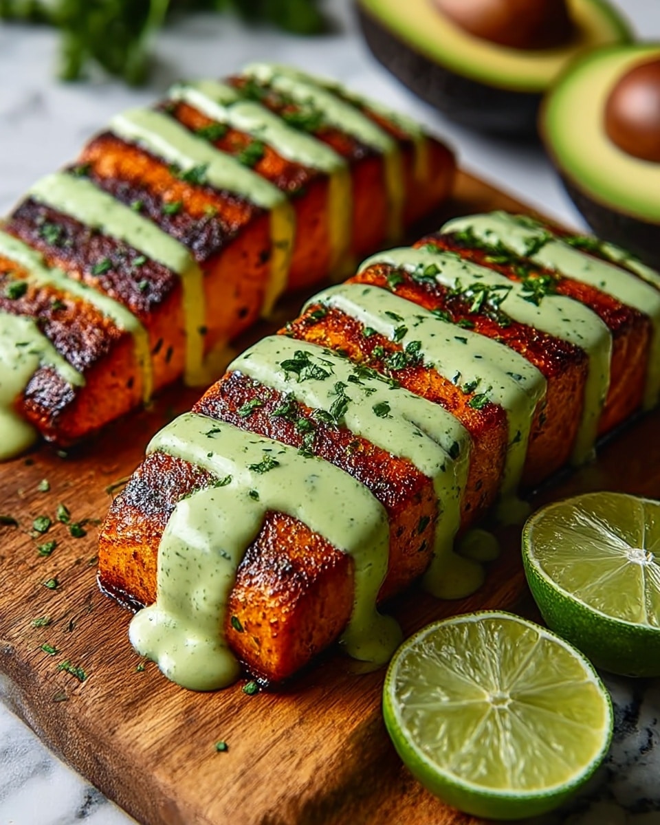 Cajun Salmon with Avocado Lime Crema Recipe - Recipe Image