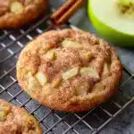 Spiced Apple Cinnamon Snickerdoodle Cookies Recipe