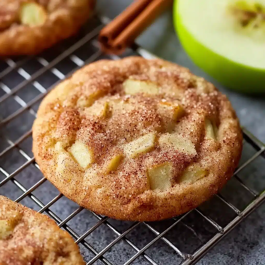 Spiced Apple Cinnamon Snickerdoodle Cookies Recipe