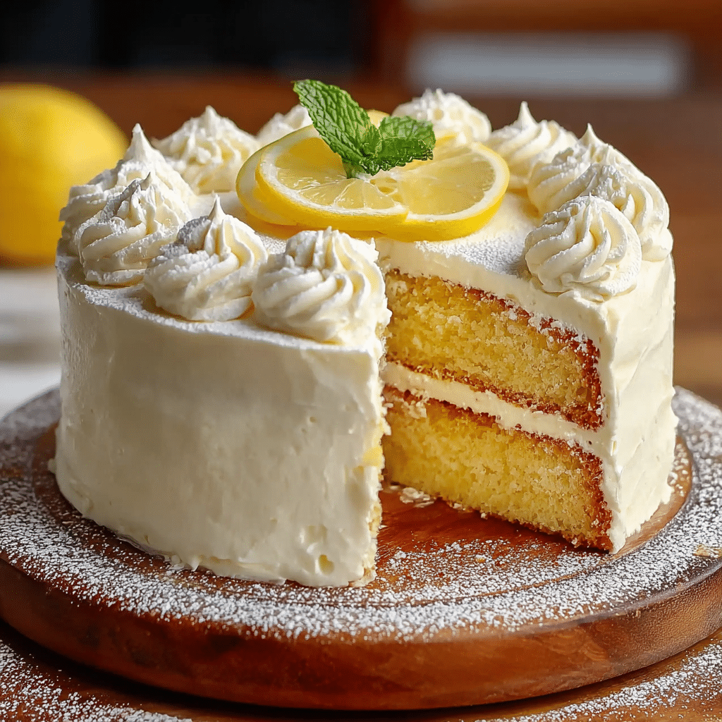 Top 1 Italian Lemon Cream Cake Recipe