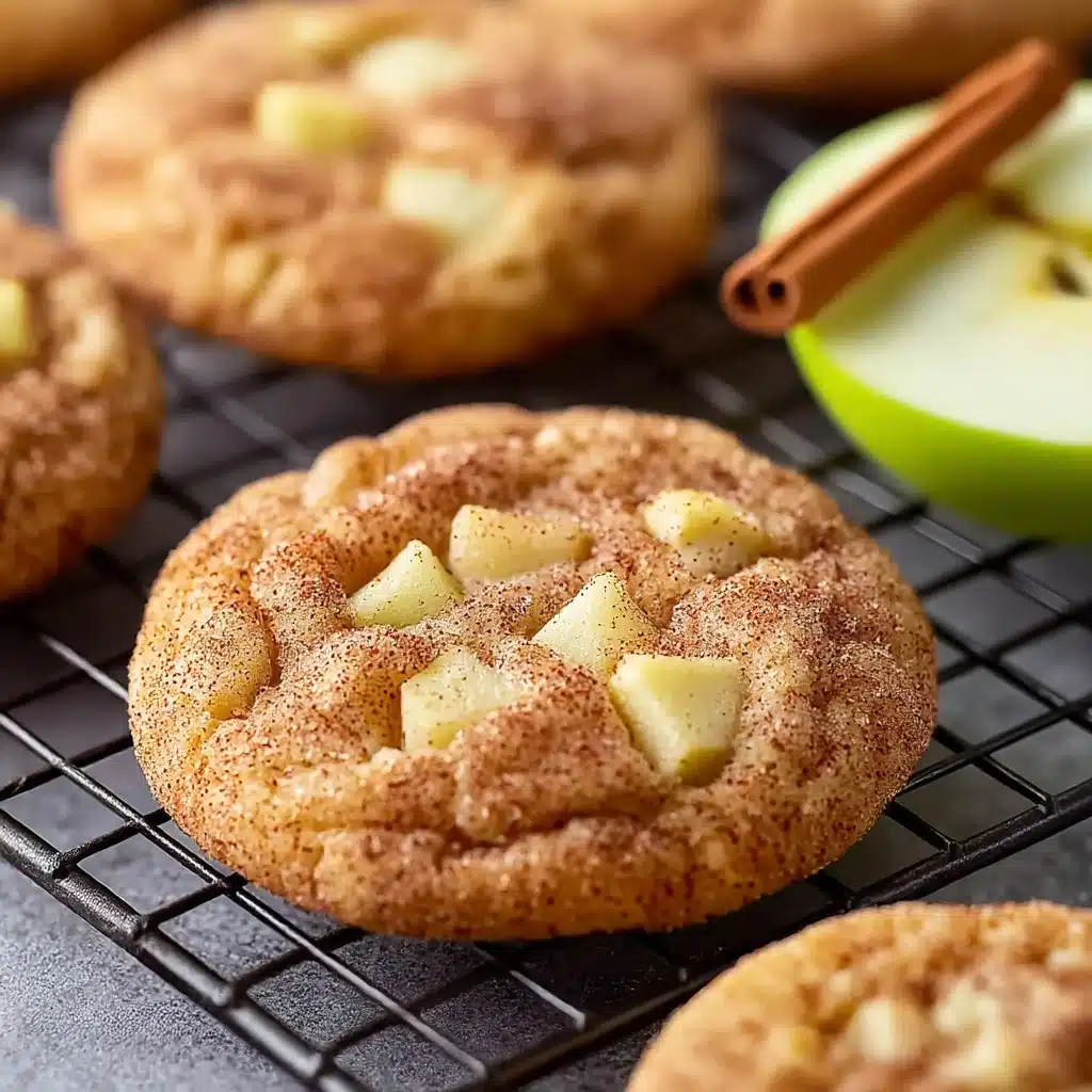 Spiced Apple Cinnamon Snickerdoodle Cookies Recipe - Recipe Image