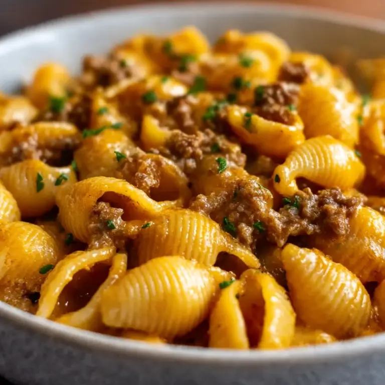 Beef and Shells Recipe