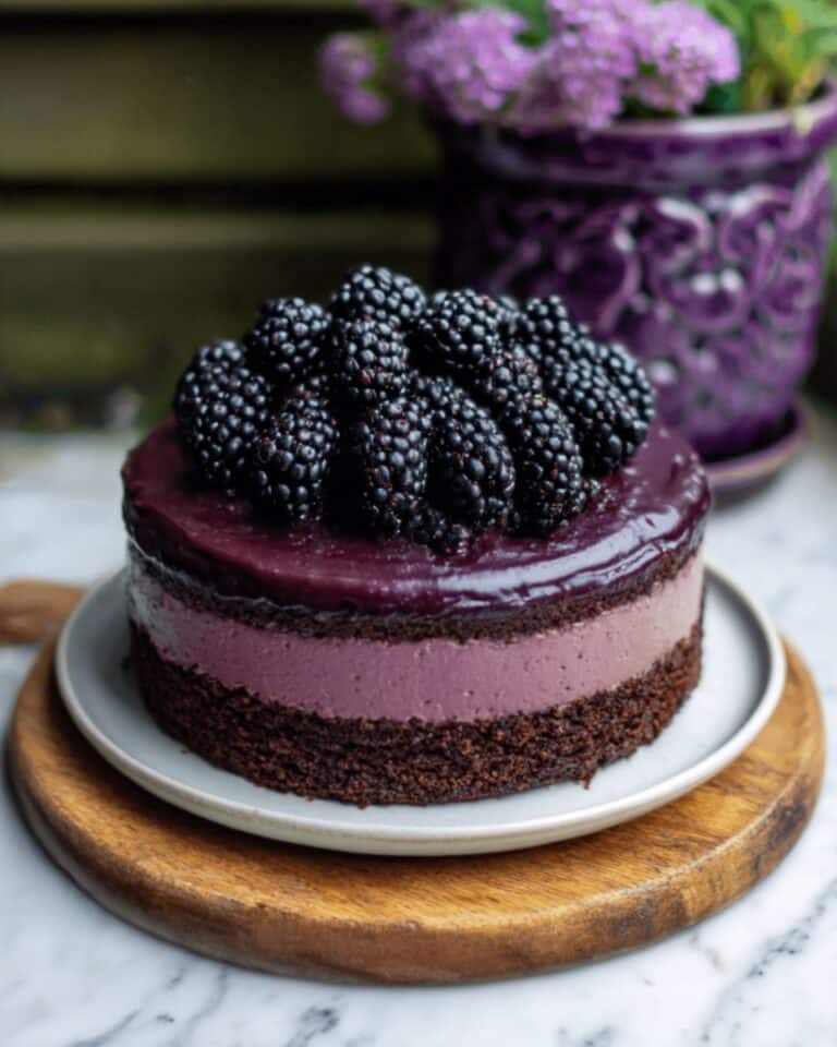 Blackberry Velvet Gothic Cake Recipe