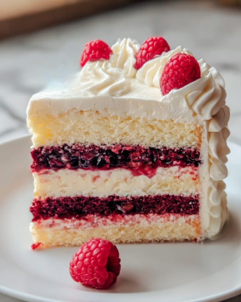 White Chocolate Raspberry Cake Recipe