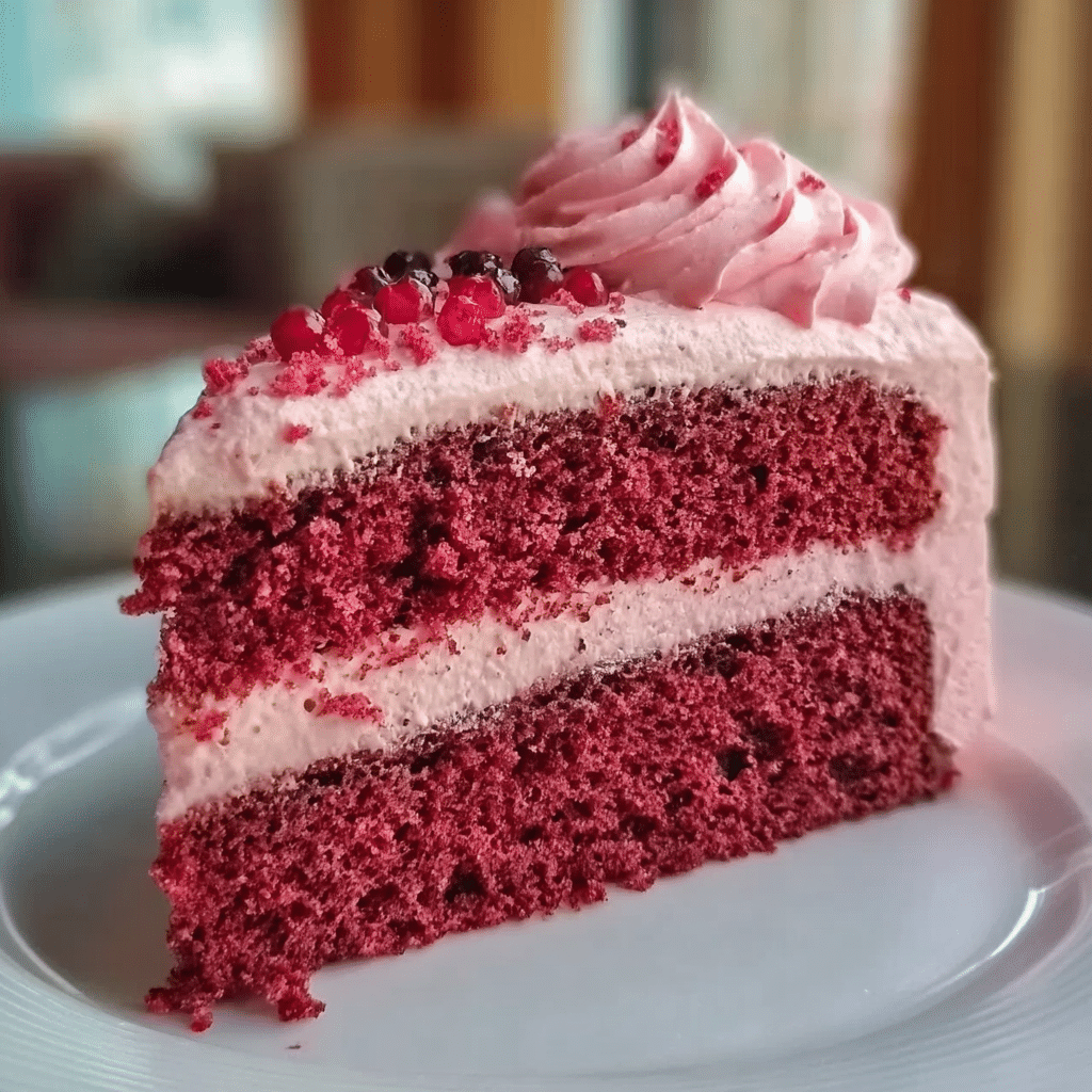 Mother's Day Pink Velvet Cake Recipe - Recipe Image