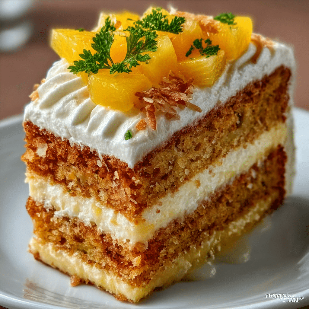 Hawaiian Carrot Pineapple Cake Recipe - Recipe Image