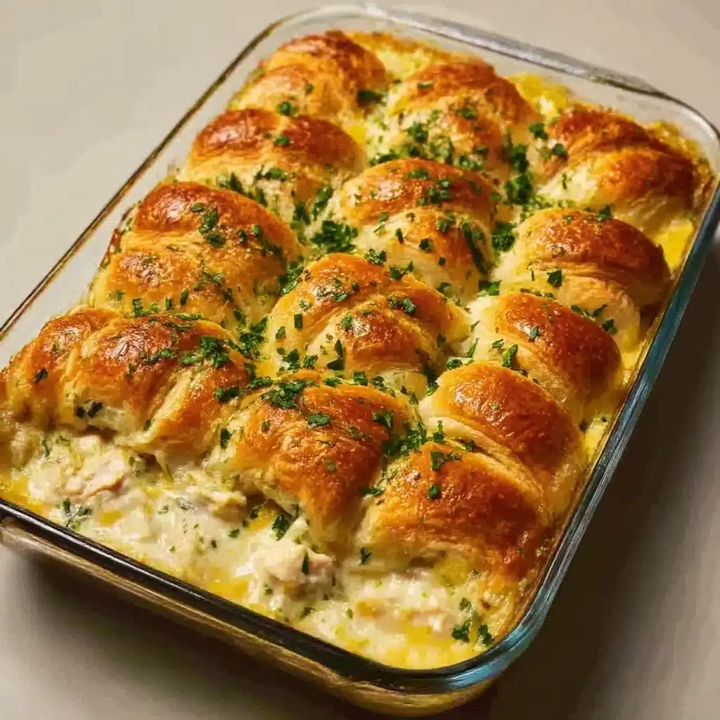 Cheesy Chicken Crescent Bake Recipe - Recipe Image