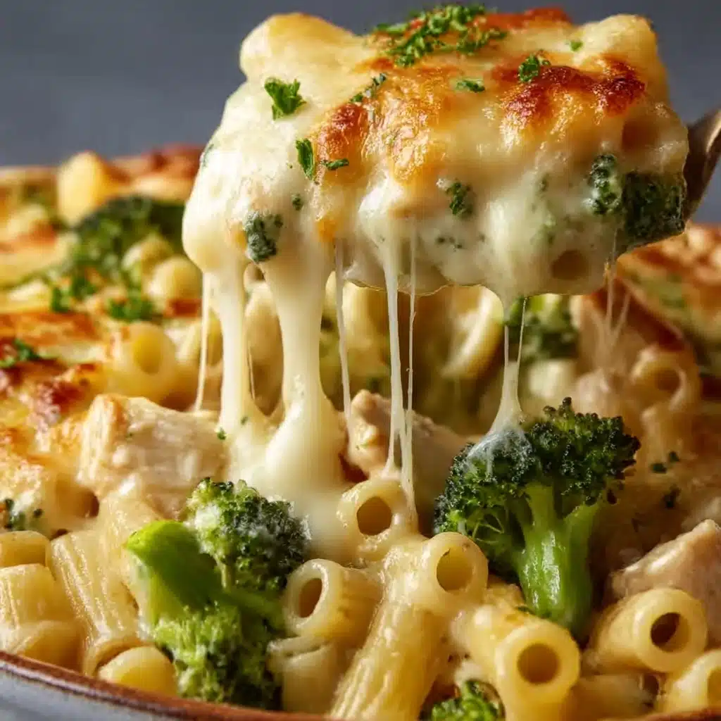 Chicken and Broccoli Alfredo Bake Recipe