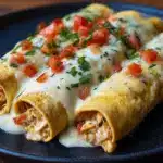 Baked Cream Cheese Chicken Taquitos Recipe