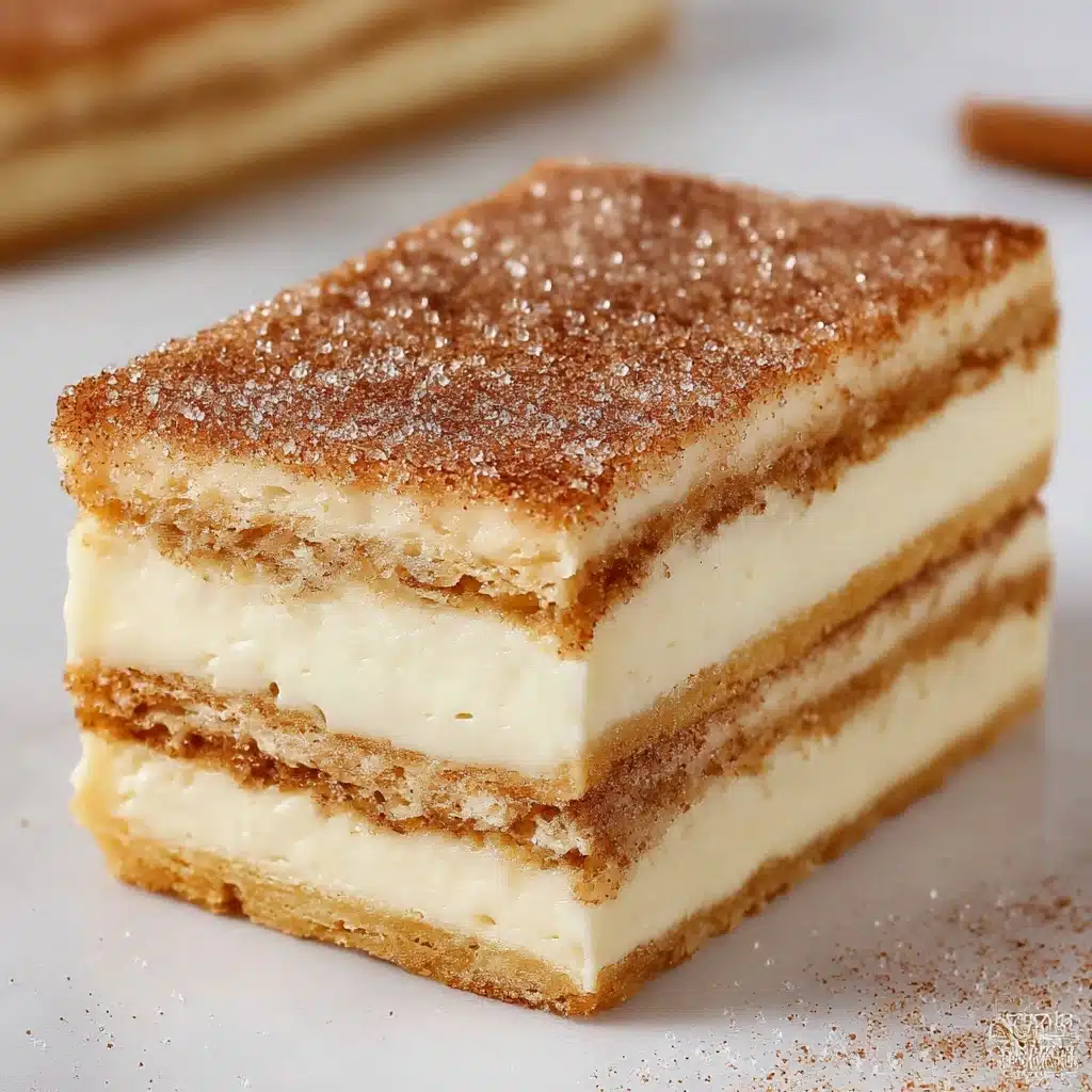 Churro Cheesecake Bars Recipe - Recipe Image