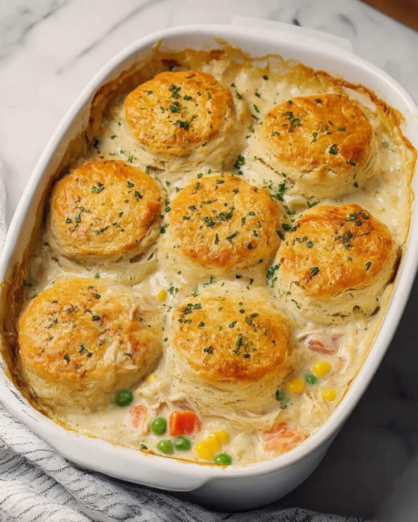 Easy Homemade Chicken Pot Pie Casserole Recipe