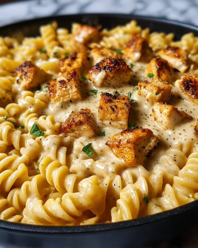 Cheesy Cajun Garlic Chicken Rotini Skillet for Cozy Nights Recipe