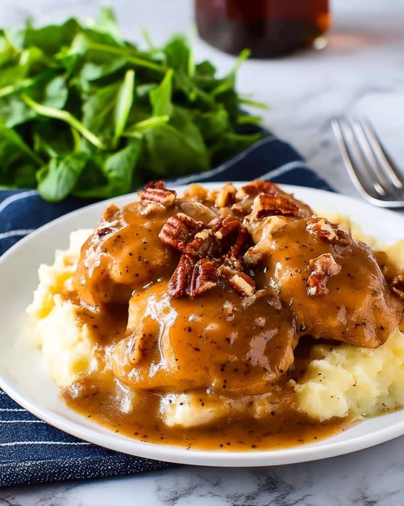 Maple Bourbon Pecan Chicken Recipe