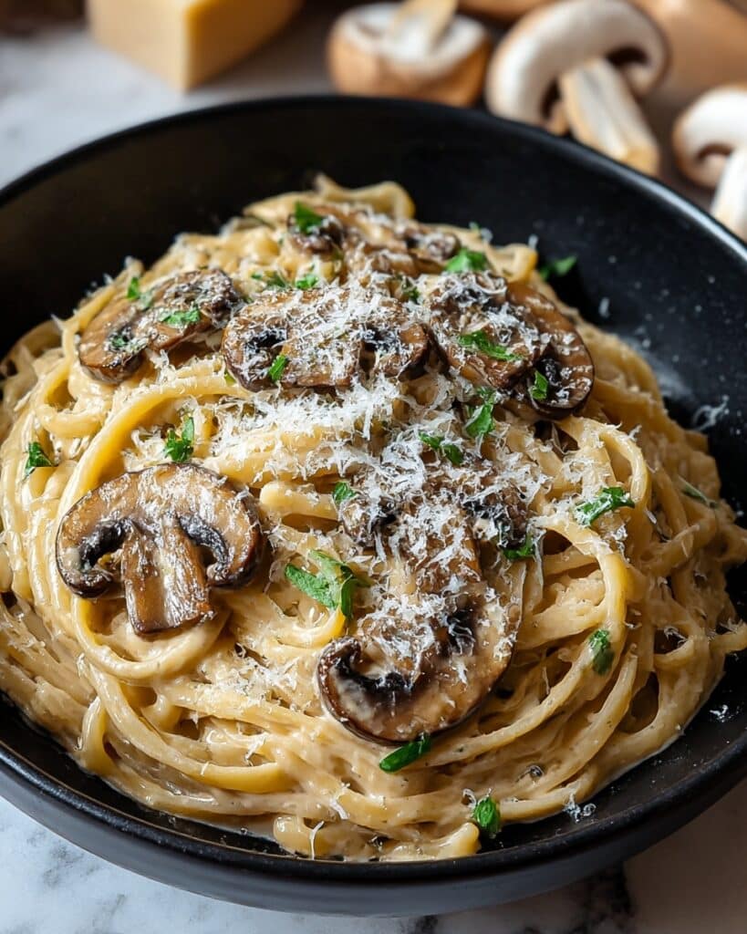 Caramelized Leek and Mushroom Gruyere Pasta Recipe