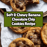 Soft and Chewy Banana Chocolate Chip Cookies Recipe