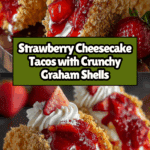 Strawberry Crunch Cheesecake Tacos Recipe