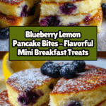 Blueberry Lemon Pancake Bites Recipe