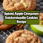 Spiced Apple Cinnamon Snickerdoodle Cookies Recipe