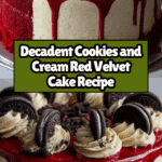 Cookies and Cream Red Velvet Cake Recipe