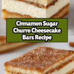 Churro Cheesecake Bars Recipe