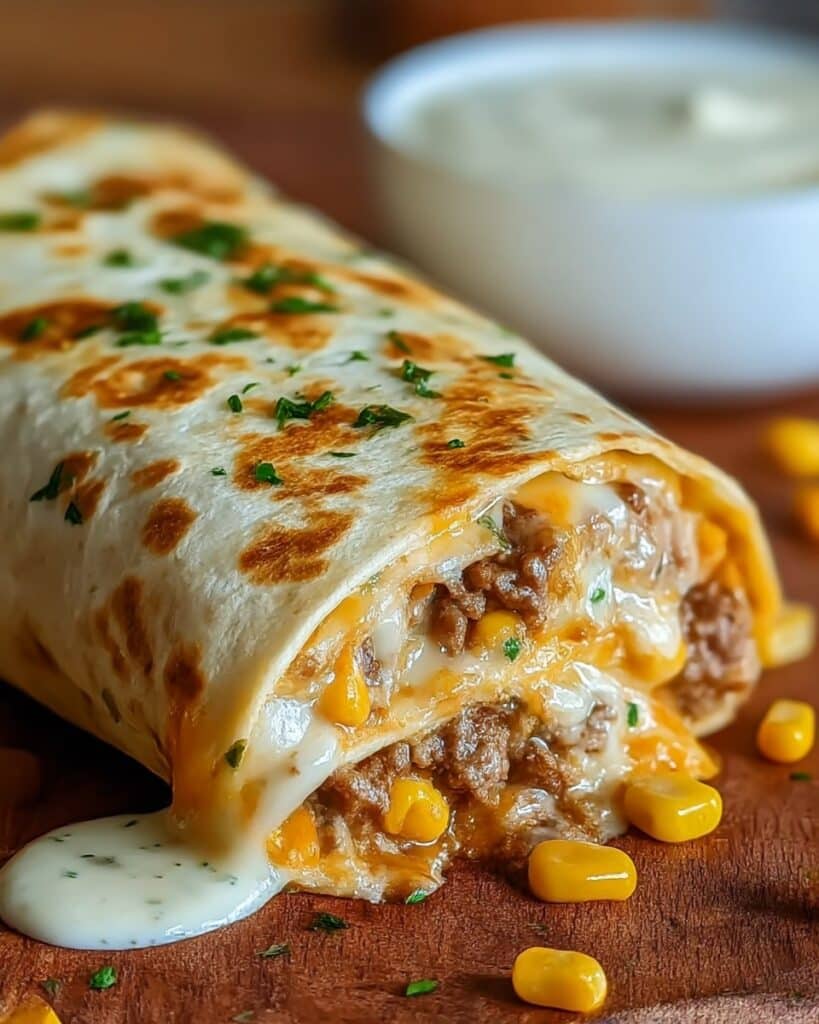 Cheesy Grilled Cheese Burrito Recipe