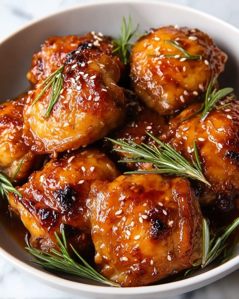 Honey Soy Baked Chicken Thighs Recipe