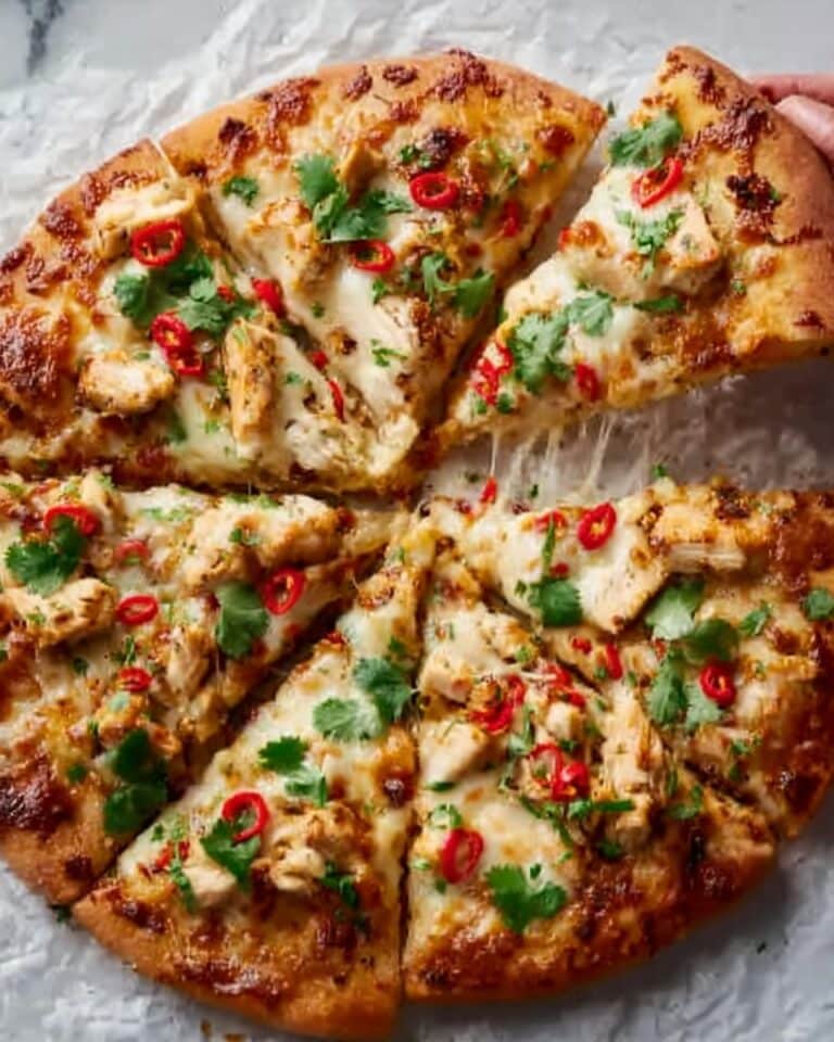 Sweet Chili Garlic Chicken Pizza Recipe