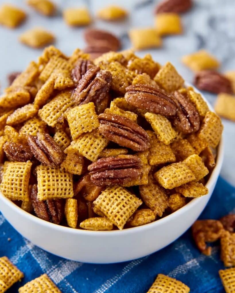 Praline Crunch Crispix Pecan Recipe