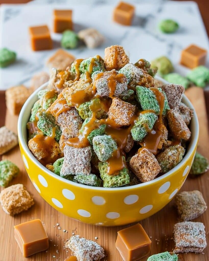 Caramel Apple Puppy Chow Recipe