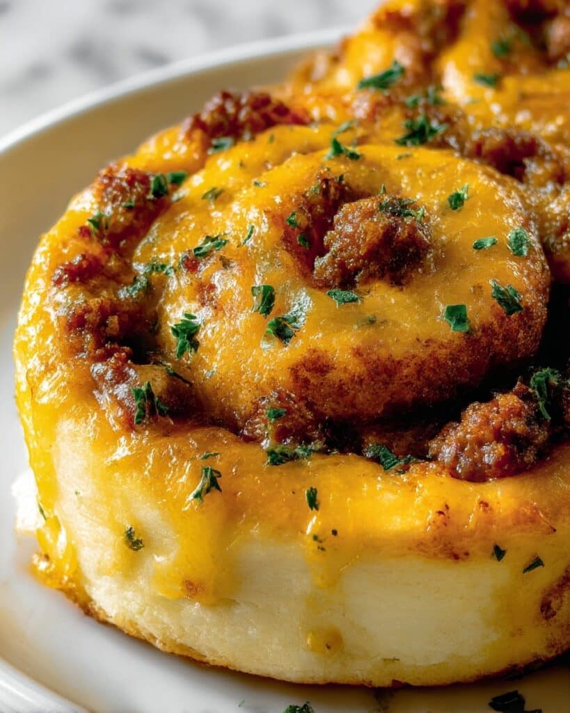 Garlic Butter Cheeseburger Rollups Recipe