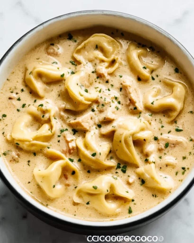 Cozy CrockPot Chicken Tortellini Recipe for Comfort Food Lovers Recipe