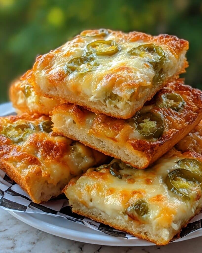 Simple Jalapeño Cheese Squares for a Spicy Treat Recipe