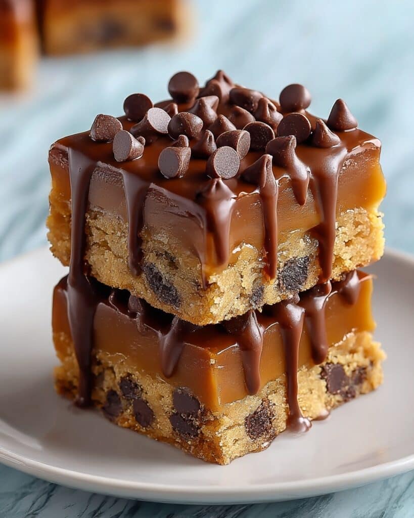Easy Caramel Cookie Bars Recipe
