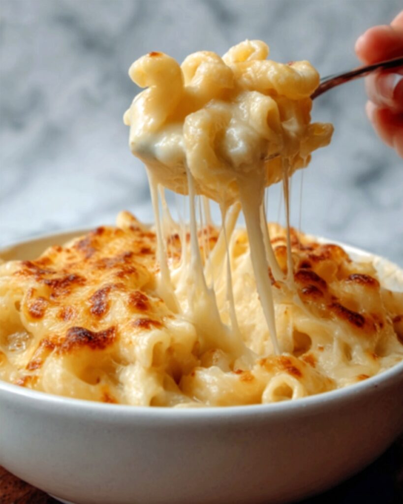 Creamy Baked Mac and Cheese with Crispy Panko Topping Recipe