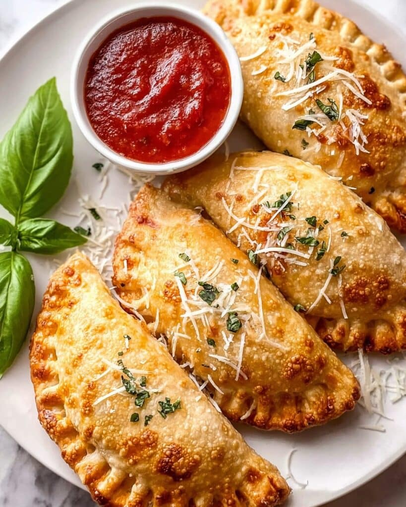 Homemade Cheesy Pizza Pockets Recipe