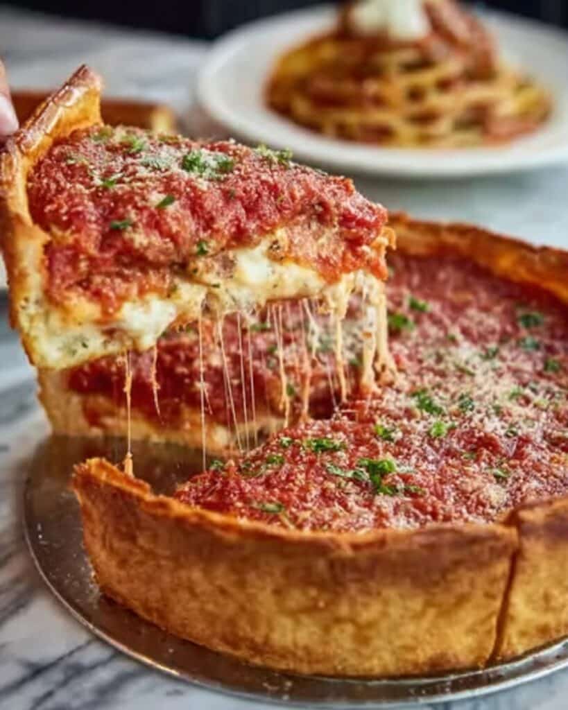 Chicago-Style Deep Dish Pizza Recipe