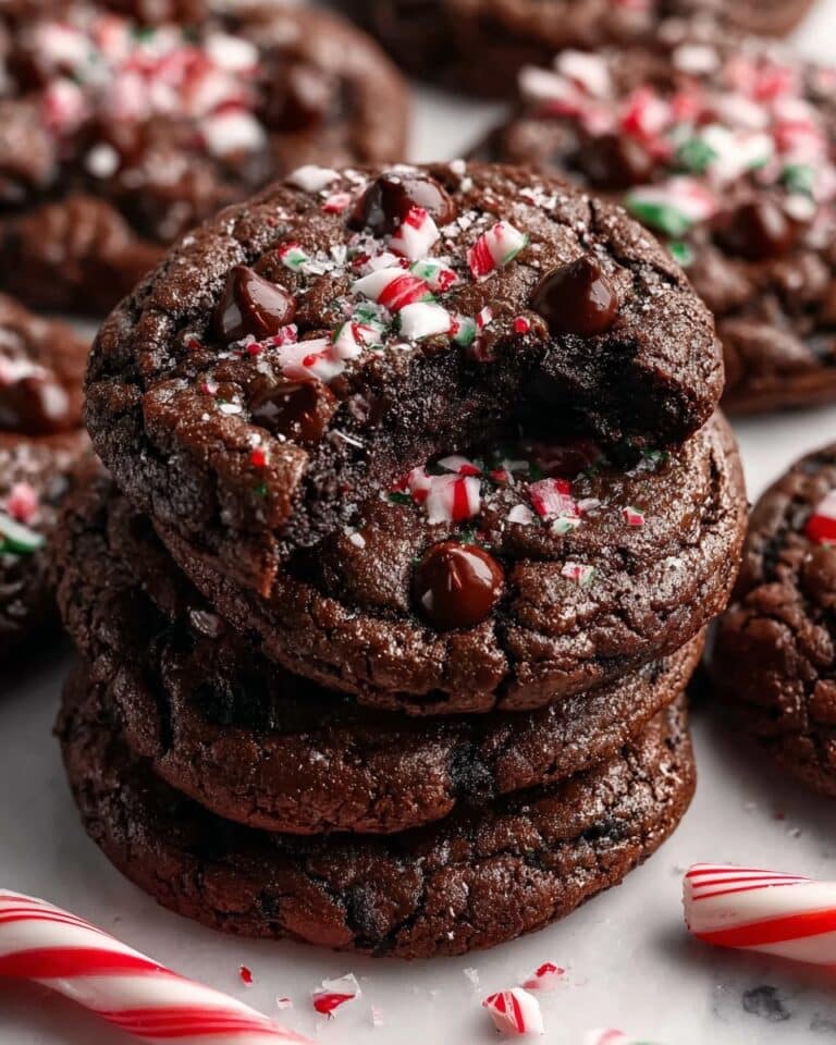 Peppermint Brownie Cookies Recipe