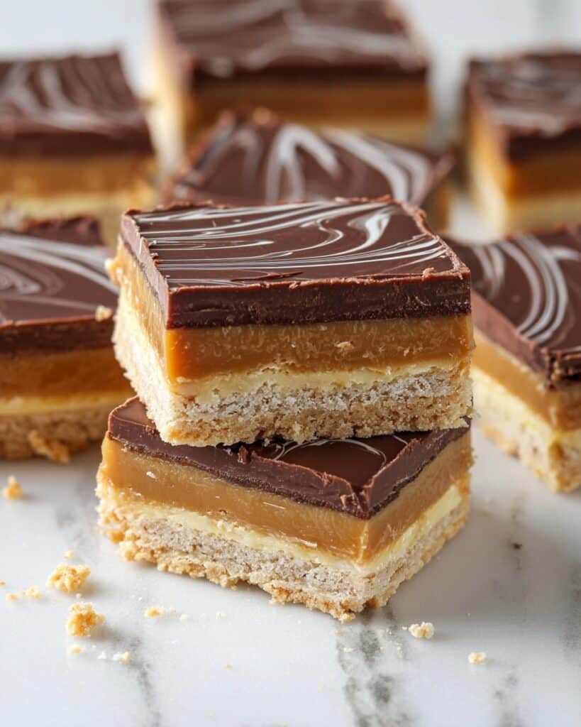 Triple Layer Cracker Toffee Bars Recipe