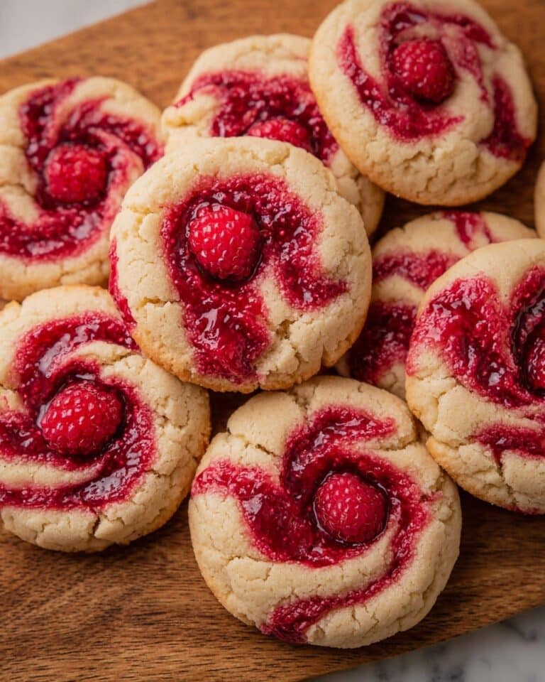 Raspberry Swirl Cookies with Butter Shortbread Recipe