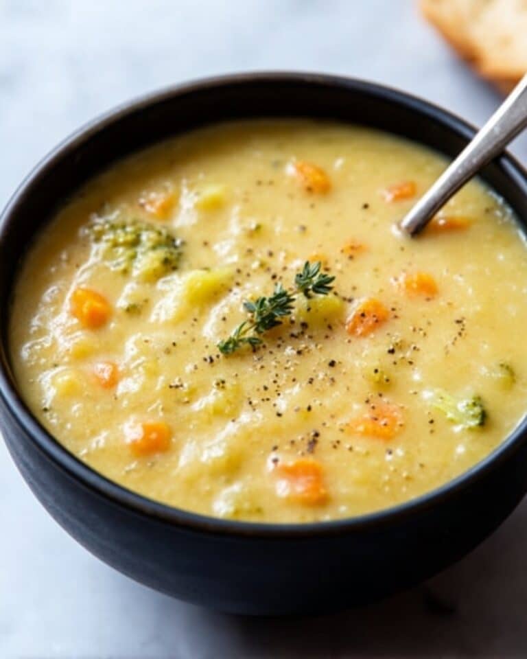Broccoli Potato Cheese Soup Recipe