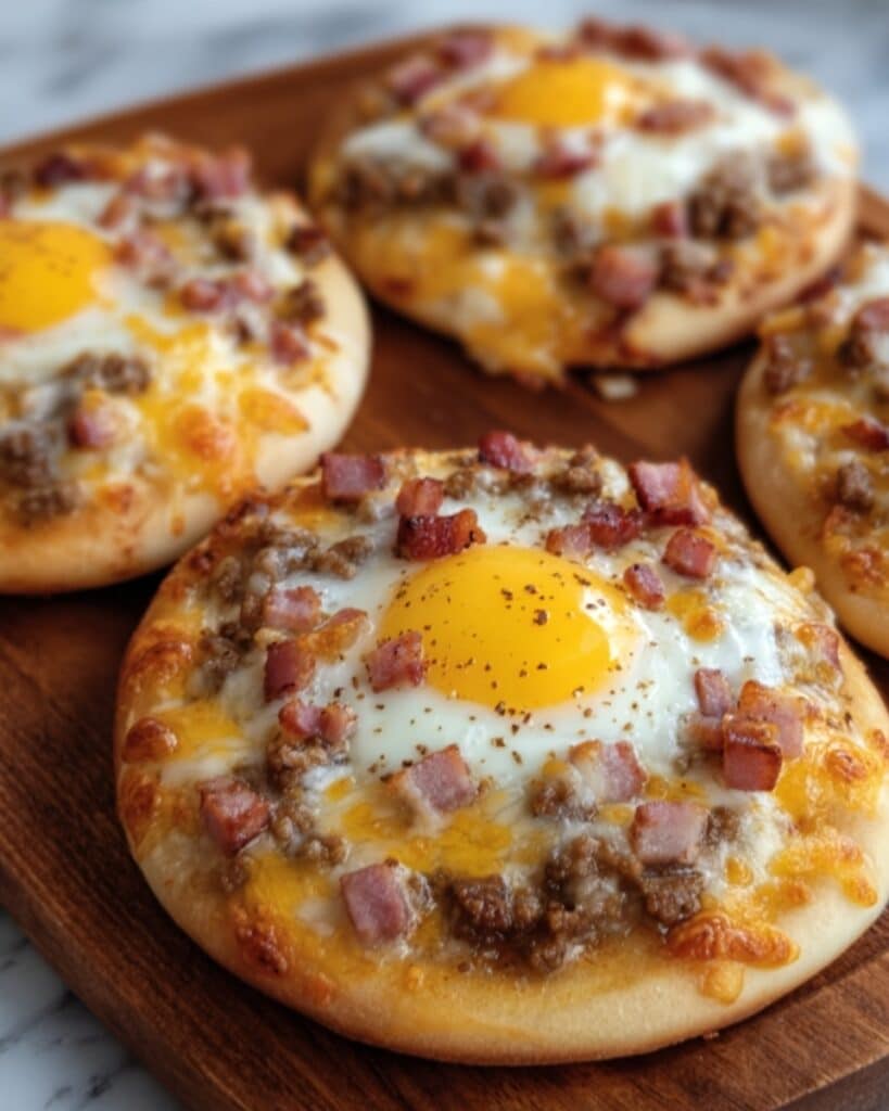 English Muffin Breakfast Pizza Recipe