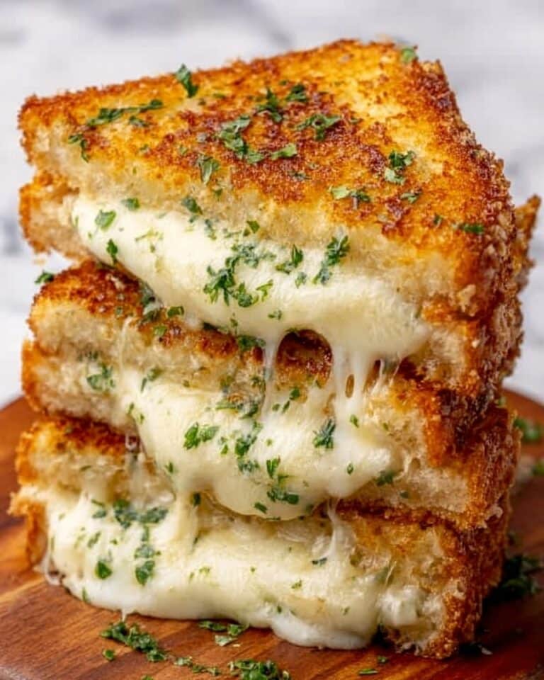 Garlic Bread Grilled Cheese Recipe