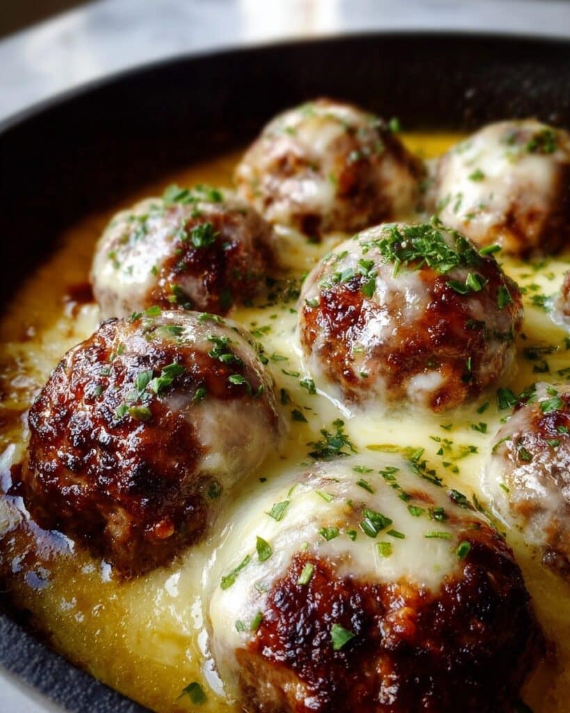 Crockpot French Onion Meatballs Recipe