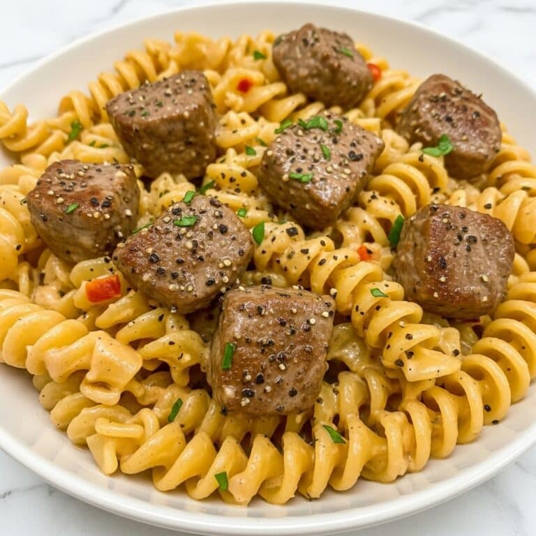 Creamy Paprika Steak Shells Recipe