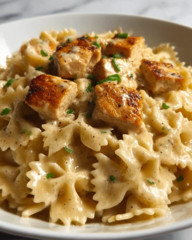 Smoky White Cheddar Honey Butter Chicken Pasta Skillet Recipe